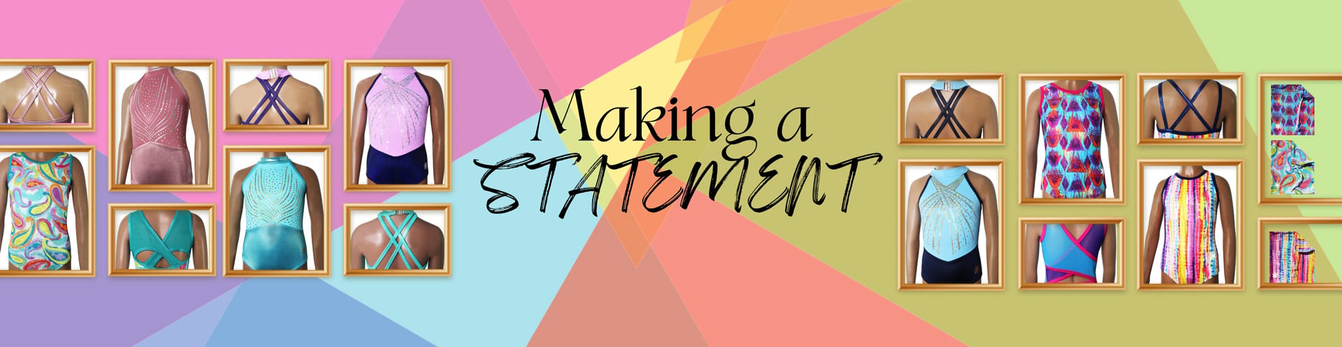 Making a Statement Gymnastics Leotards Making a Statement Gymnastics Leotards