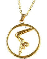 Uneven Bars Gymnastics Necklace - 1430
