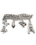 Cheerleading is Awesome Pin - 1730