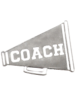 Coach Megaphone Cheerleading Pin - 1857