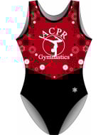 ACPR Blossom Gymnastics Leotard | LIMITED EDITION DESIGN - Black/Red