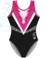 Carissa Clay Signature Gymnastics Leotard for Girls - front