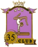 Club 35 Gymnastics Pin 1219