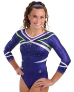 Commanding Gymnastics Competition Leotard