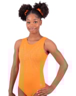 Dazzling Gymnastics Leotard for girls - front