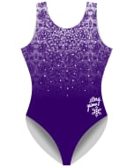 Ellery Gilmer Signature Gymnastics Leotard 2 - Front - Purple