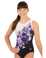 Everbloom Gymnastics Leotard - Black - Front