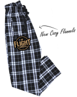 Top Flight Black/White Gymnastics Flannel Pants | Gymnast Flannel Pants - Black/White