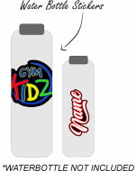Gym Kidz Gymnastics | Water Bottle Stickers - Black/Multi