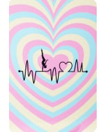 Gymnastics Heartbeat Metal Gymnastics Decorative Sign