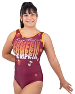 Hey There, Pumpkin Gymnastics Leotard - Front