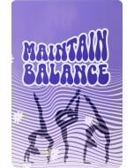Maintain Balance Metal Gymnastics Sign