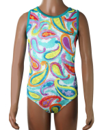 Flourish Gymnastics Leotard - Multi Color - Front