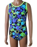 Tropical Twist - Lime Gymnastics Leotard