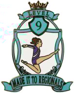 Made it to Regionals Level 9 Pin