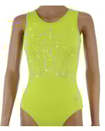 Energize Kiwi gymnastics leotard - front
