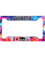 FTNR Volunteer License Plate Frame - Multi Colored