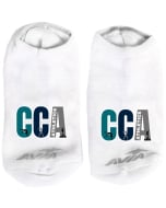 CCA Athletics Custom Sublimated Socks - White