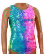 Mer-Mazing Gymnastics Leotard - Multi Color - Front