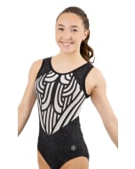Monochrome Gymnastics Leotard - Front