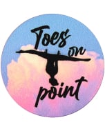 "Toes On Point" Gymnastics Phone Grip