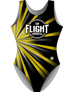Top Flight Gymnastics | Rays Gymnastics Leotard - Black - Front