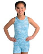 Razzleberry Girls Gymnastics Biketard | Blue