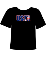 USTA T&T Custom Gymnastics Shirt - Black
