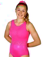 Shock Value Gymnastics Leotard - Fuchsia