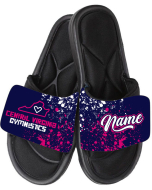 Central Virginia Gymnastics | Personalized Gymnastics Sandals - Black