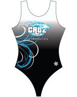 Santa Cruz Gymnastics Sublimated Swirl Tank Leotard-front