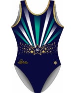 Spirits SHOWCASE Gymnastics Leotard-2026 - Navy Blue - NO RHINESTONES
