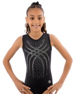 Tranquil Gymnastics Leotard - Black - Front