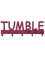 Tumble 5 hook medal rack