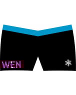 WEN Custom Gymnastics Shorts-Black