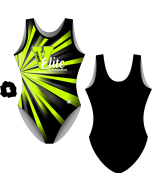 V-Force Rays Gymnastics Training Leotard - Black