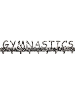 Gymnastics 9 Hook Zebra Medal Rack