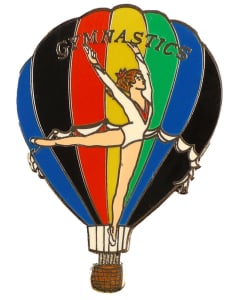Gymnastics Balloon Gymnastics Pin - 1298