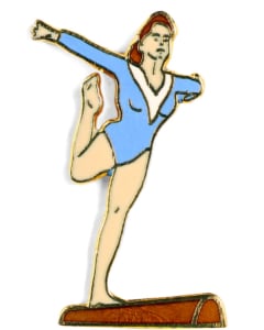 Beam Challenge Gymnastics Pin - 1301