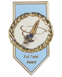 Full Twist Award Gymnastics Pin - 1302