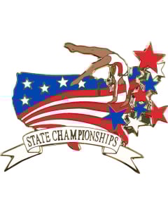 State Championships Gymnastics Pin - 1508