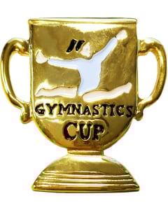 Gymnastics Cup Collectors Pin - 1555