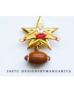 Cheer Football Cheerleading Pin - 1695