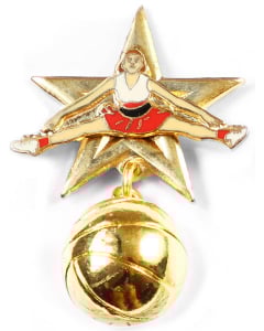 Cheer Basketball Cheerleading Pin - 1696