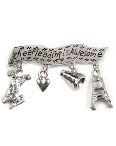 Cheerleading is Awesome Pin - 1730
