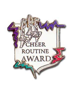 Cheer Routine Award Pin - 1735
