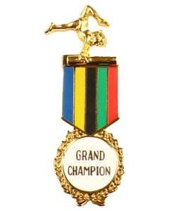 Grand Champion Gymnastics Pin - 1770