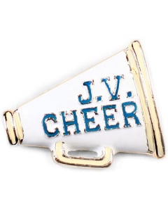 J.V. CHEER (megaphone) Cheerleading Pin -  1800