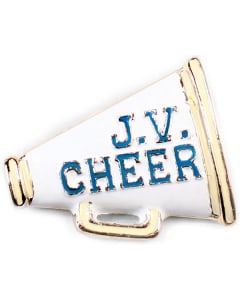 J.V. CHEER (megaphone) Cheerleading Pin - 1800