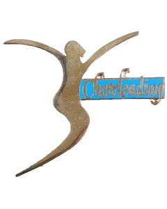 Stylized Cheerleading Cheer Pin - 1821